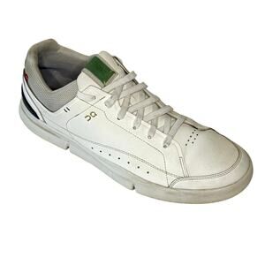 On Running The Roger Centre Court Tennis Shoe Men's 12.5 White Green Sneaker